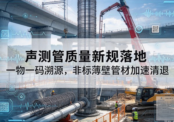 唐山声测管质量新规落地，一物一码溯源，非标薄壁管材加速清退